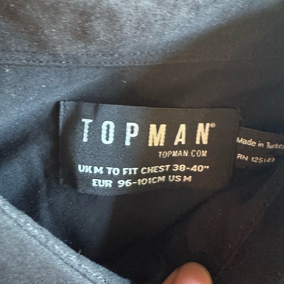 TOPMAN TUXEDO RUFFLE FRONT SHIRT - Picture 3 of 7